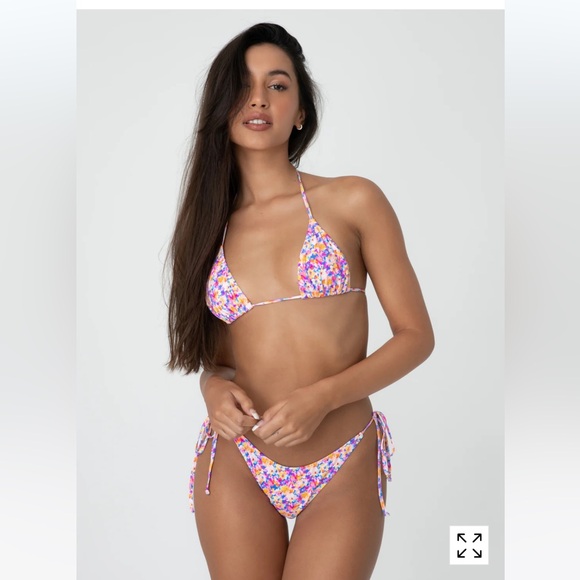 Maria Bottom | Night Floral | Bright Swimwear - Picture 2 of 6